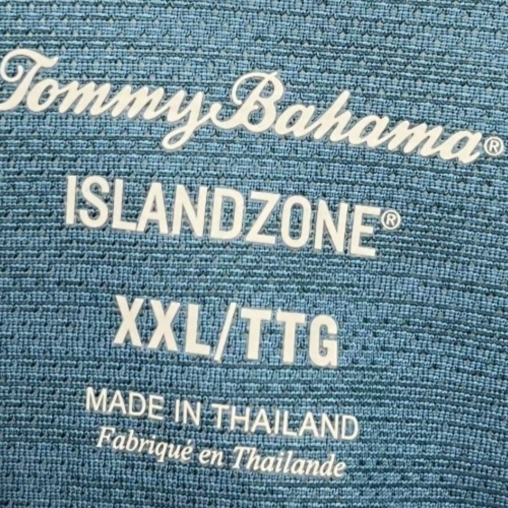 Tommy Bahama Palm Coast IslandZone 1/4 Zip Heathered Mens 2XL Golf Performance - Picture 4 of 10